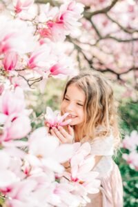 servizio fotografico primavera magnolie samantha montagnini