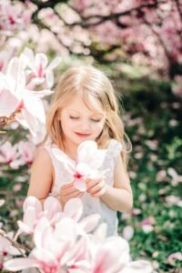 servizio fotografico primavera magnolie samantha montagnini